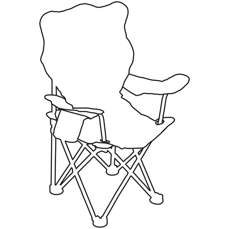 Quest Childrens Tiger Fun Folding Chair 5203 Quest - UK Camping And Leisure