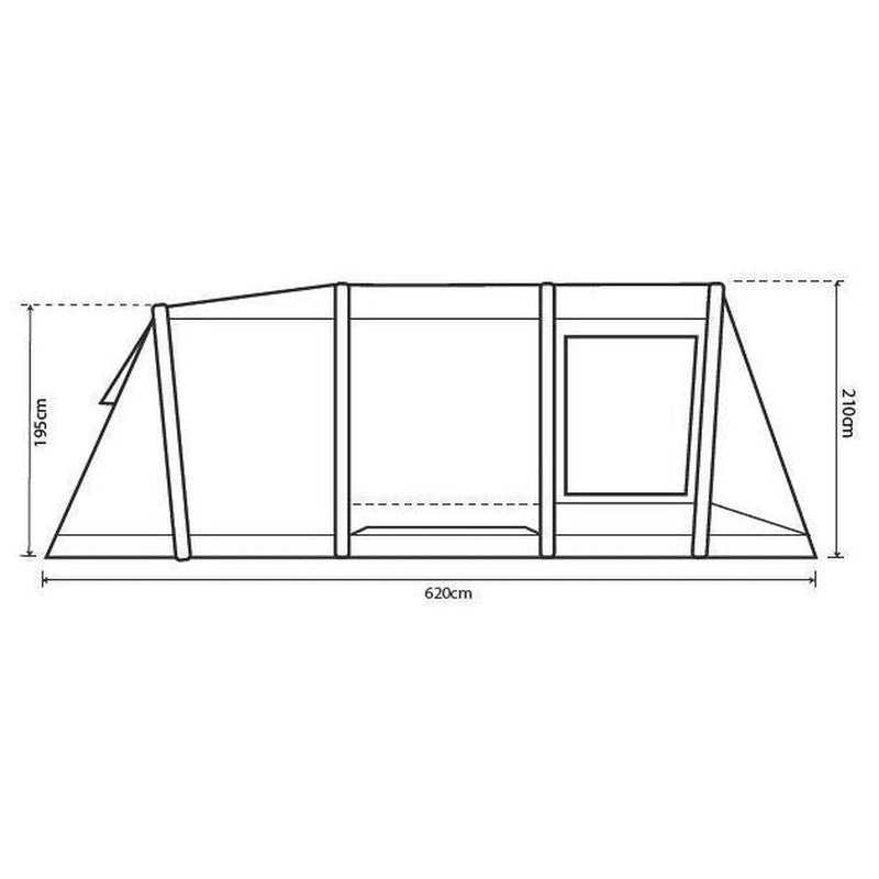 Outdoor Revolution Atom 600 Including Footprint Family Tent Outdoor Revolution - UK Camping And Leisure