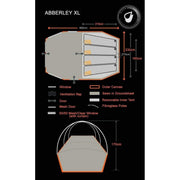 Olpro Abberley XL - 4 Person Tent (Ripstop) Olpro - UK Camping And Leisure