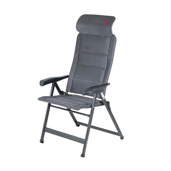Crespo Chair AP/240 Air Deluxe Compact Grey Crespo - UK Camping And Leisure