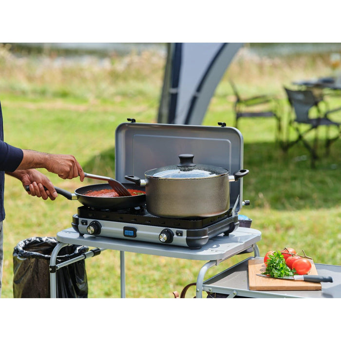 Campingaz Camping Kitchen 2 Maxi Double Burner Portable Camping Gas Stove