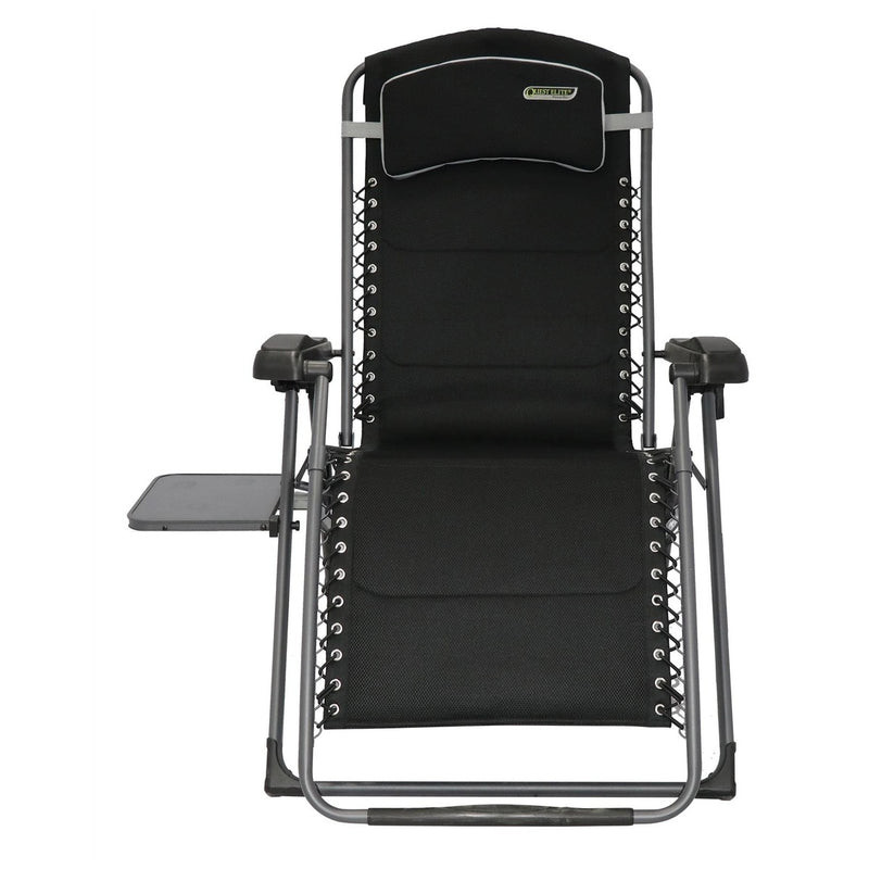 Quest Vienna Pro Relax XL Camping Caravan Chair with Side Table Quest - UK Camping And Leisure