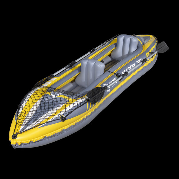 Dellonda Inflatable 2-Person Kayak/Canoe Set with Pump, Carry Bag & 2 Oars Dellonda - UK Camping And Leisure