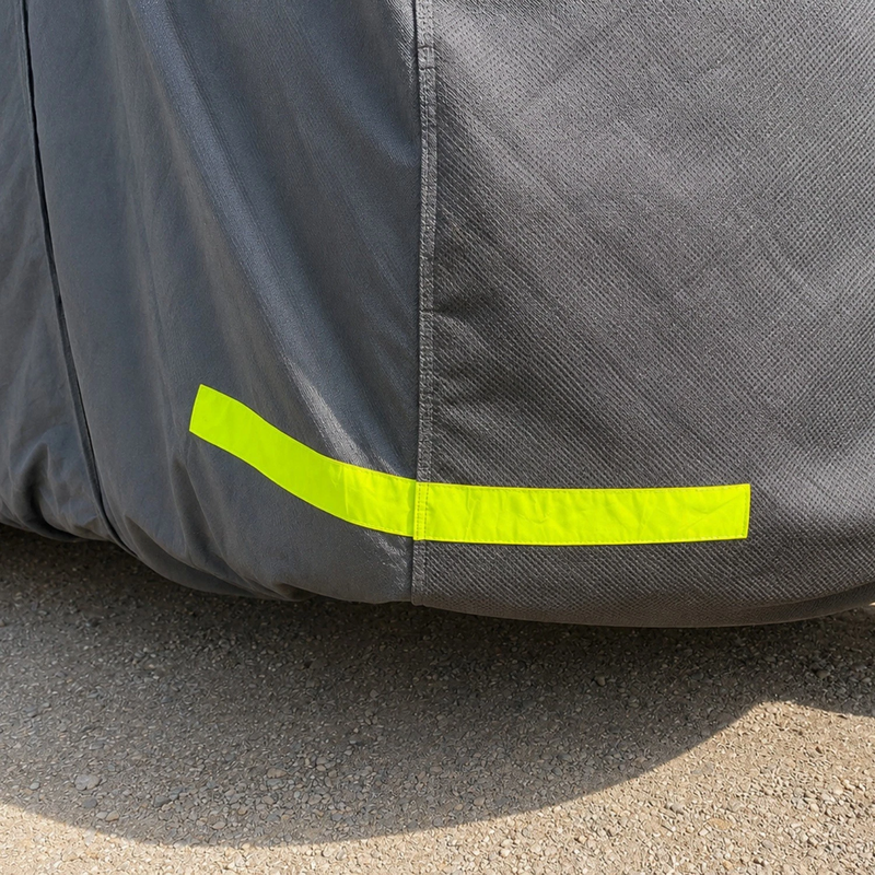 OLPRO Breathable Waterproof 4Ply Caravan Cover with Free Hitch Cover Black