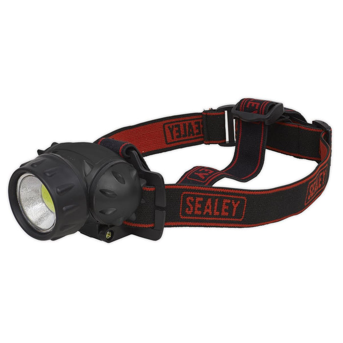 Sealey Head Torch 3W COB LED HT101 Sealey - UK Camping And Leisure