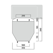 Easy Camp Eidfjord Driveaway Awning Campervan 180-205cm Low - View 10
