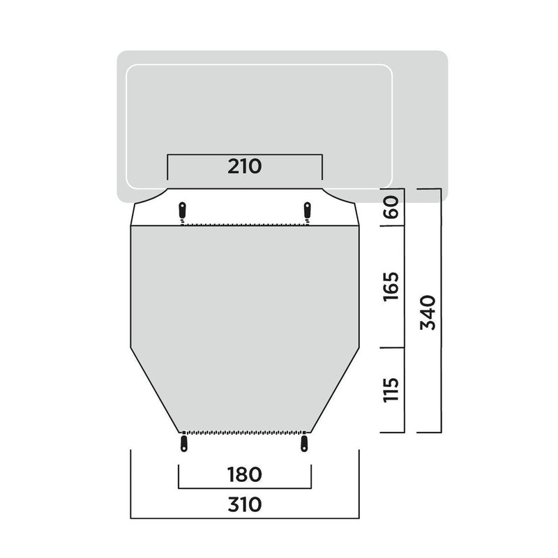 Easy Camp Eidfjord Driveaway Awning Campervan 180-205cm Low - View 10