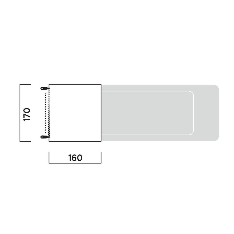 Easy Camp Krossbu Mini Tailgate Awning 175-190cm Caddy Berlingo Rifter - View 8