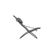 Crespo Lounger AP/262 Tex Comfort Light Grey Crespo - UK Camping And Leisure