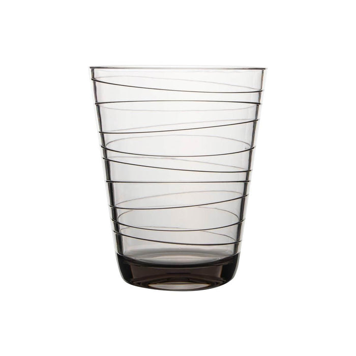 Gimex Linea Line Water Glass Stripe 300ml 2 Pieces Gimex - UK Camping And Leisure
