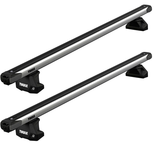 Thule SlideBar Evo Roof Bars Aluminum fits Opel Zafira 2011-2014 MPV 5-dr with Flush Rails Thule - UK Camping And Leisure