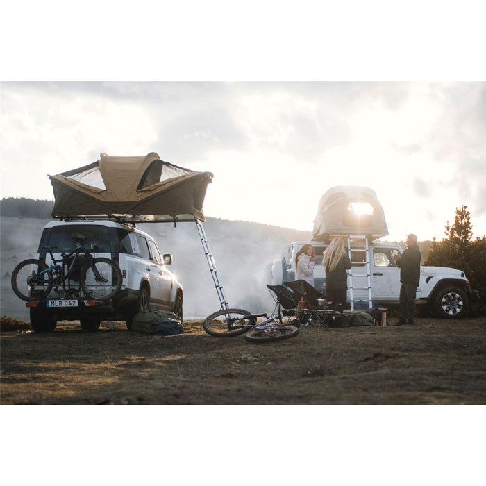 Thule Approach M two/three-person roof top tent fennel tan Thule - UK Camping And Leisure