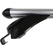 Summit SUP-957C Premium Integrated Railing Bar for Cars with Running Rails, Aluminium, Set of 2 - Summit Shop