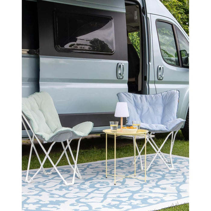Bo-Camp Pastel Collection Chill Mat Lavardin Blue L Bo-Camp - UK Camping And Leisure