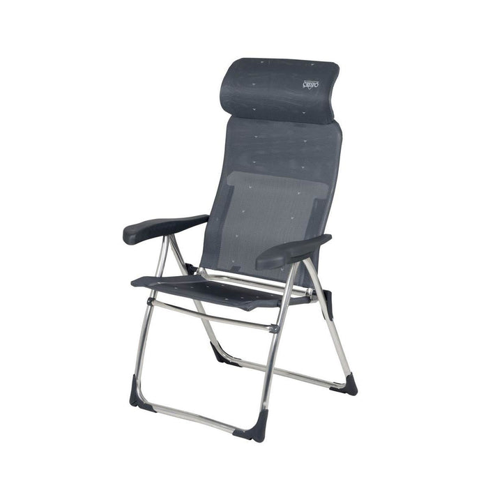Crespo Chair AL/215 Compact Dark Grey Crespo - UK Camping And Leisure