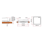 Fiamma Rooflight Turbo-Vent Premium Crystal Fiamma - UK Camping And Leisure