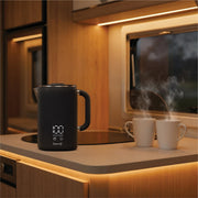 Leisurewize Caravan Camping Sleek LED Display Kettle 1.7L Black - View 2