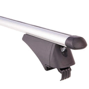 Summit SUM-005 Locking Roof Bars in Aluminium (Pair of) For Cars with Flush Rails - 1.35m, Silver Summit - UK Camping And Leisure