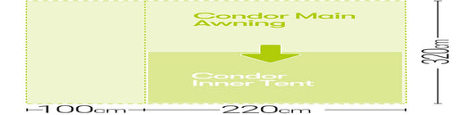 Quest Condor Air 320 Inner Tent Quest - UK Camping And Leisure