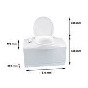 Thetford C403 Cassette Toilet Left Hand (OE Version) Thetford - UK Camping And Leisure