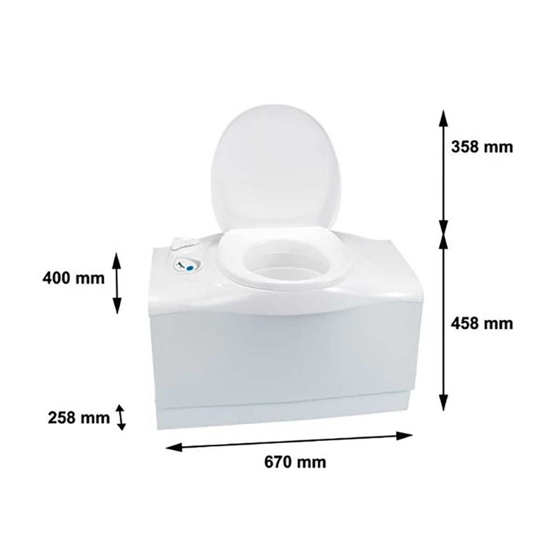 Thetford C403 Cassette Toilet Left Hand (OE Version) Thetford - UK Camping And Leisure