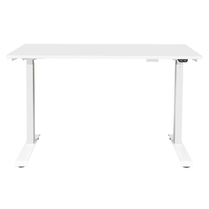 Dellonda Single Motor  Adjustable-Height Electric Sit/Stand Desk - White Desktop Dellonda - UK Camping And Leisure