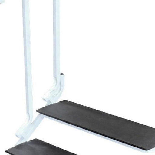Bolt On 2 Tread Step White 31-1/2" Wide AG - UK Camping And Leisure