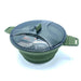 Wolf Outdoors EzyStow Collapsible Cooking Pot 2.5L Olive Green Wolf Outdoors - UK Camping And Leisure