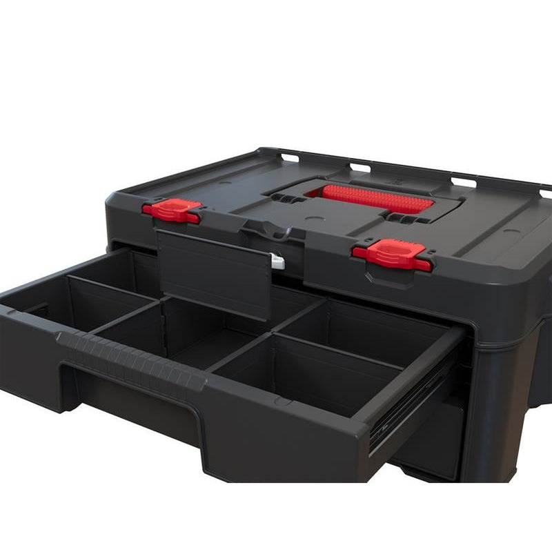 Keter Stack N Roll 2-Drawer Unit Keter - UK Camping And Leisure