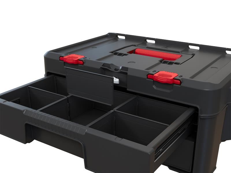 Keter Stack N Roll 2-Drawer Unit Keter - UK Camping And Leisure