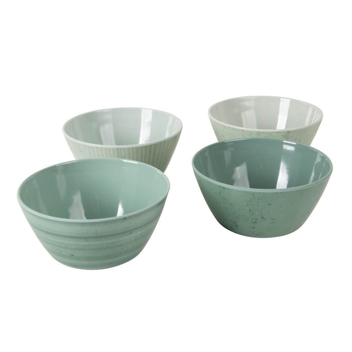 Bo-Camp Tableware Mix & Match Melamine 16 Pieces Green Bo-Camp - UK Camping And Leisure