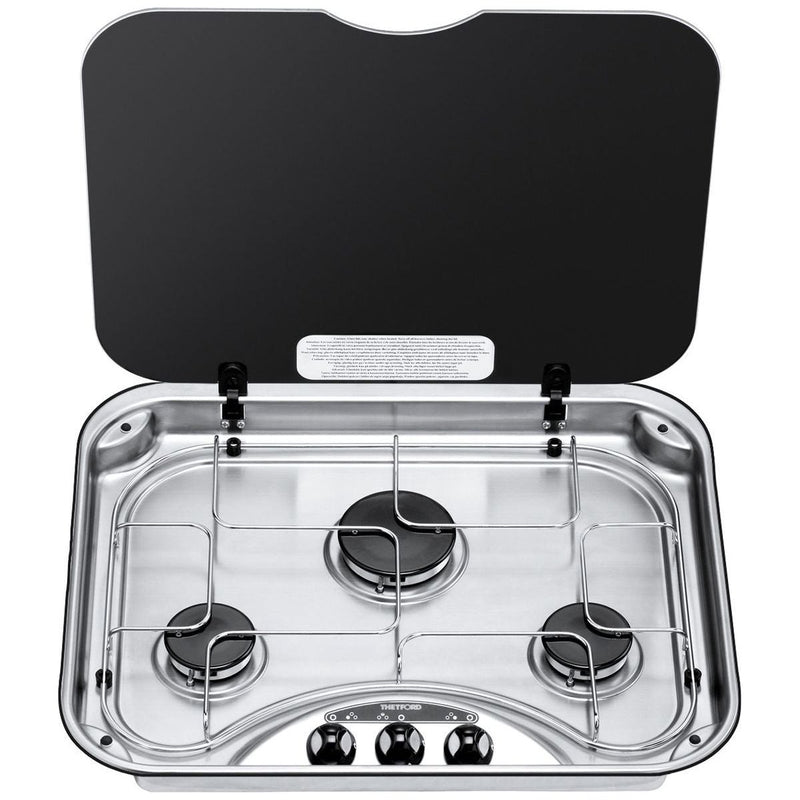 Thetford Series 345 Rectangular Hob 12V Ign Stainless Steel Thetford - UK Camping And Leisure