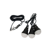 Outwell Epsilon Bulb Set of 3 Tent Awning Lights USB 12V Lighting Bulb Set