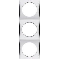 Triple Frame Gloss Chrome Modern and Sleek Triple Frame for Your Caravan or