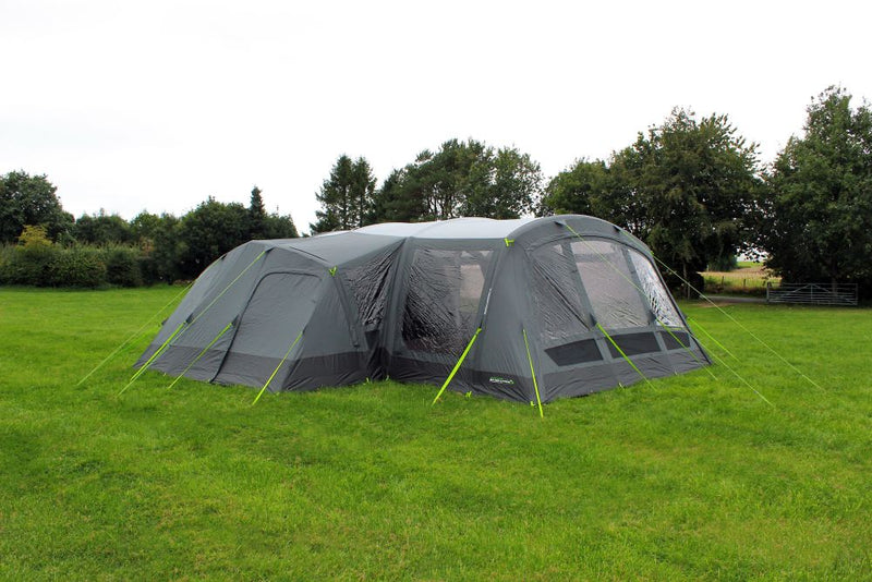 Outdoor Revolution Airedale 9.0SEL Air Tent 9 Berth Family Tent Inc Footprint & Side Annexe Inner Tent