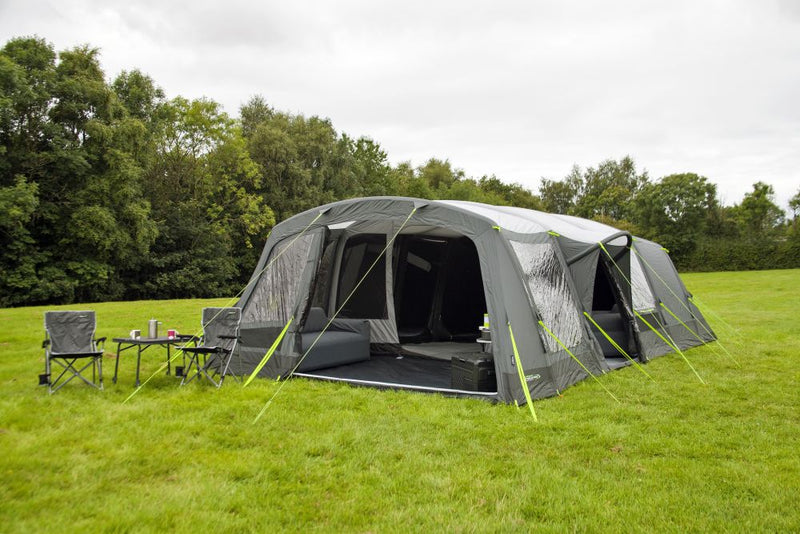 Outdoor Revolution Airedale 9.0SEL Air Tent 9 Berth Family Tent Inc Footprint & Side Annexe Inner Tent