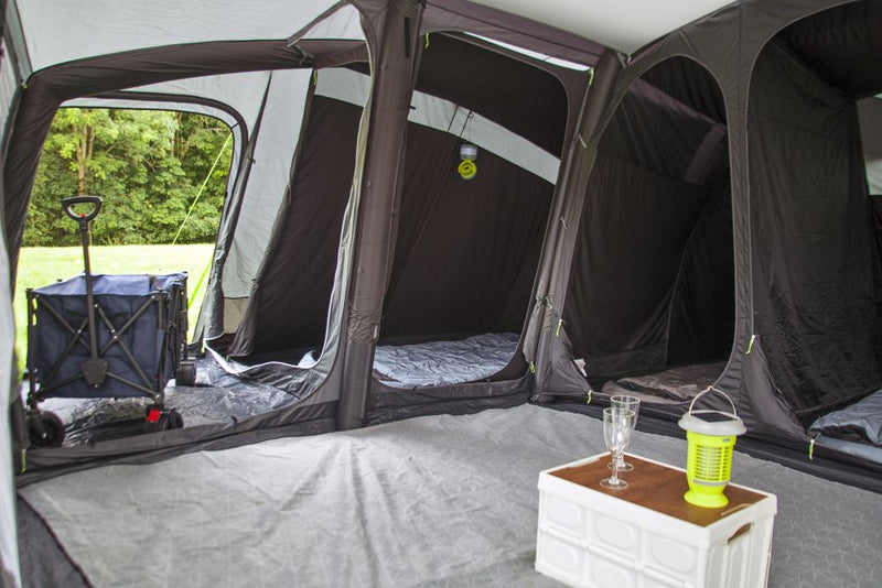 Outdoor Revolution Airedale 9.0SEL Air Tent 9 Berth Family Tent Inc Footprint & Side Annexe Inner Tent
