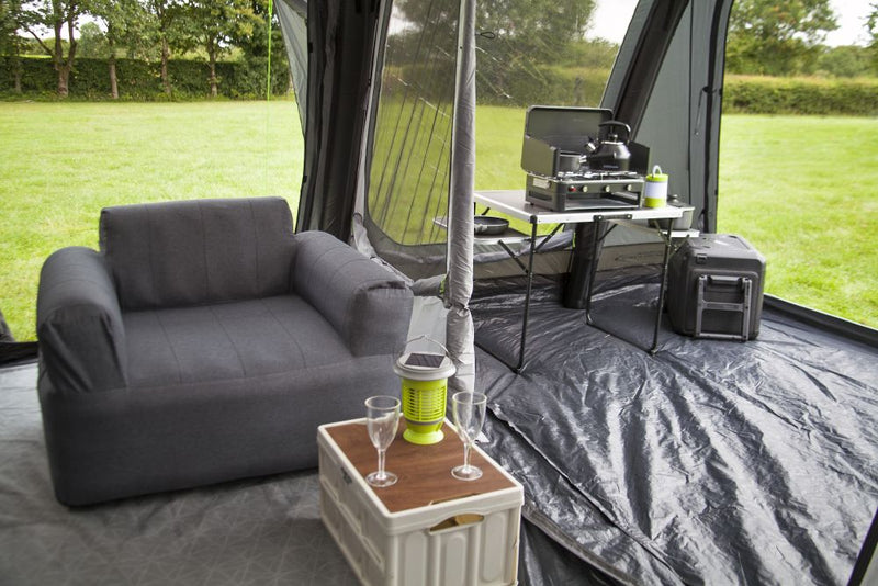 Outdoor Revolution Airedale 9.0SEL Air Tent 9 Berth Family Tent Inc Footprint & Side Annexe Inner Tent