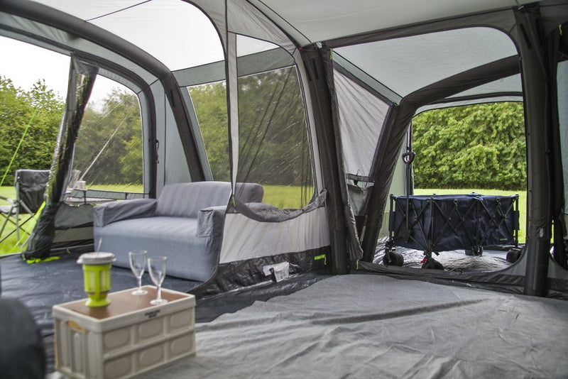 Outdoor Revolution Airedale 9.0SEL Air Tent 9 Berth Family Tent Inc Footprint & Side Annexe Inner Tent