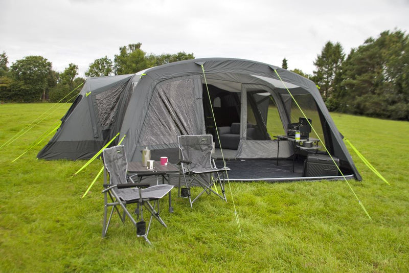 Outdoor Revolution Airedale 9.0SEL Air Tent 9 Berth Family Tent Inc Footprint & Side Annexe Inner Tent