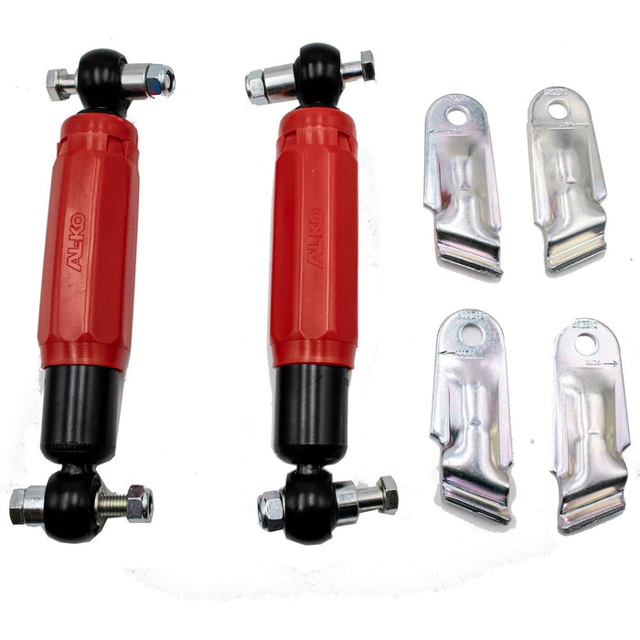 Al-Ko Octagon Shock Absorbers Red Single Axle 1800Kg Tandem 3500 Kg 601206 - UK Camping And Leisure