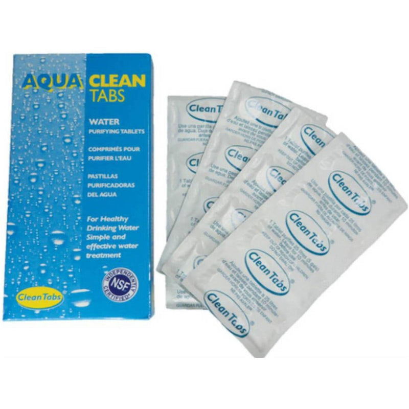 Aqua Clean MINI Water Purification Tablets Box - 2 x 80 Tabs Aqua Clean - UK Camping And Leisure
