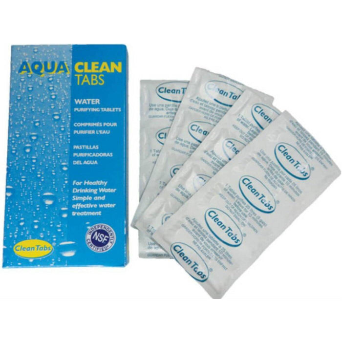 Aqua Clean MINI Water Purification Tablets Box - 40 Tabs Caravan Motorhome Camping UK Camping And Leisure