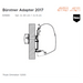 Thule Adapter Wall Bürstner 2017 (set: 2x 40cm + 2x 8cm) Thule - UK Camping And Leisure