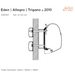 Thule Adapter Wall Eden / Allegro / Trigano > 2010 (set: 3x 50cm) Thule - UK Camping And Leisure