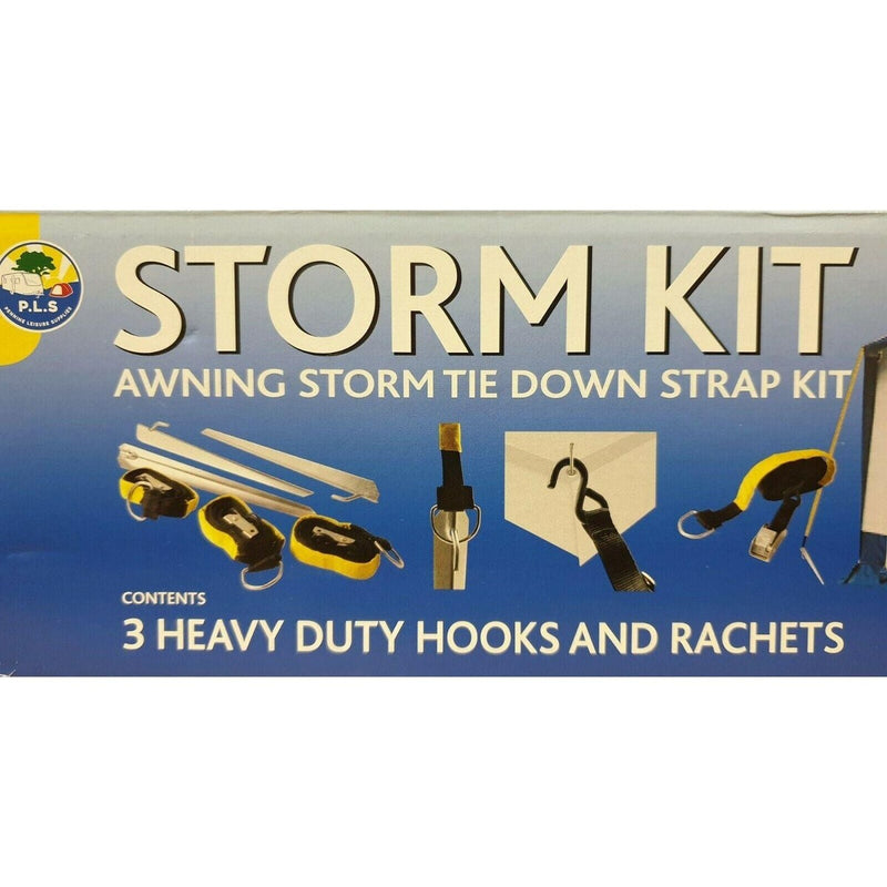 Awning Storm Tie Down Strap Kit PLS - UK Camping And Leisure