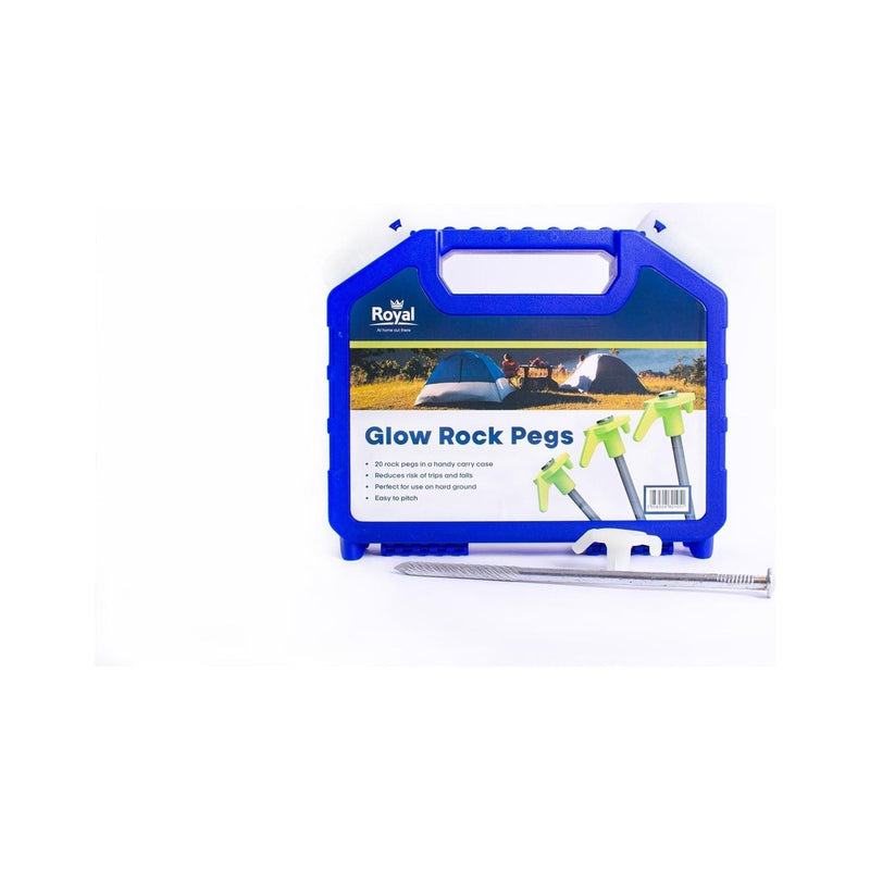 Awning Tent Glow Rock Pegs Royal - UK Camping And Leisure