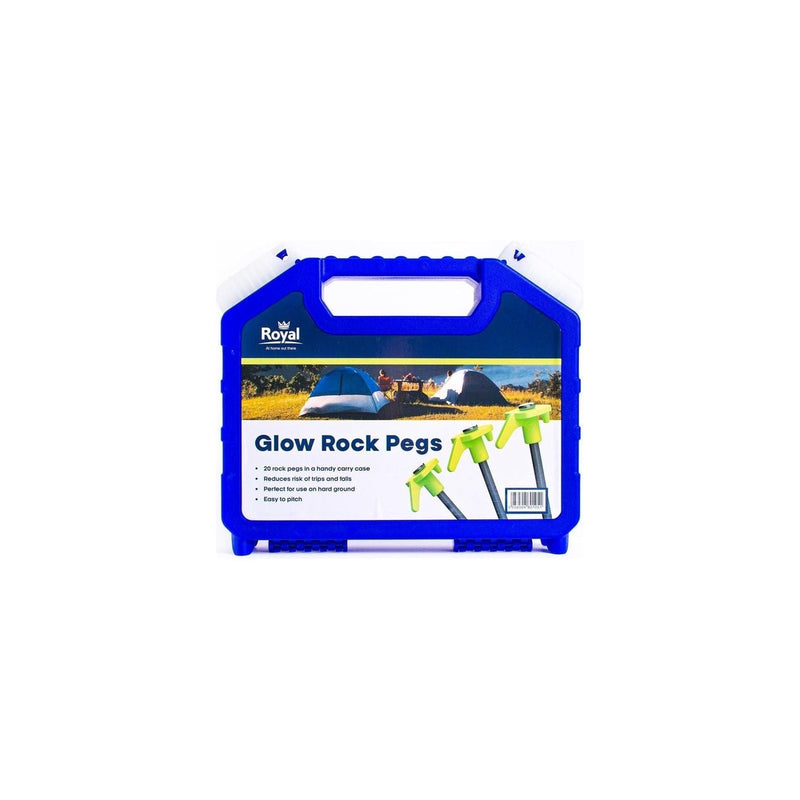 Awning Tent Glow Rock Pegs Royal - UK Camping And Leisure