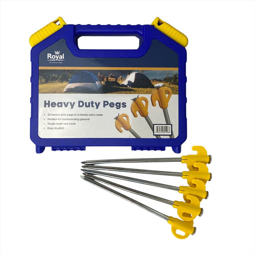Awning Tent Pegs Heavy Duty x20 - UK Camping And Leisure