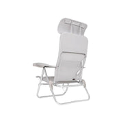 Crespo Beach Chair AL/205 Compact Light Grey Crespo - UK Camping And Leisure
